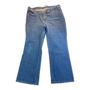 Lee lower on the waist women’s straight leg jeans 18 W petite